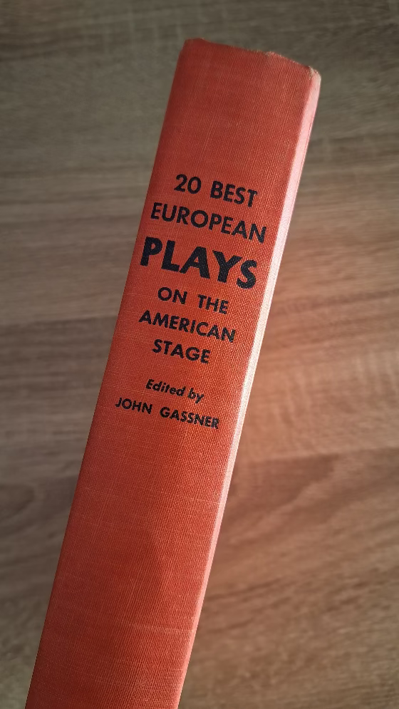 20 Best European Plays on the American Stage (hardcover) - εξώφυλλο βιβλίου 3