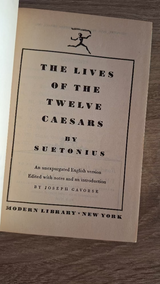 Suetonius - The Lives of Twelve Caesars (hardcover) 3