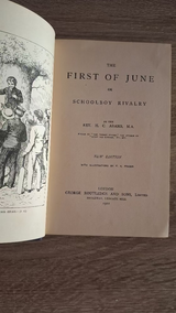 Rev. H.C. Adams - The First of June, or Schoolboy Rivalry: A Tale of Charlton School (hardcover) - εξώφυλλο βιβλίου 3