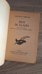 Agatha Christie - Jeux de glaces - εξώφυλλο βιβλίου 2