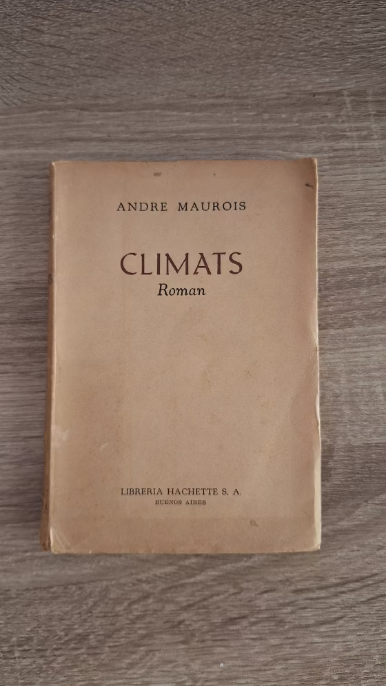 André Maurois - Climats - εξώφυλλο βιβλίου