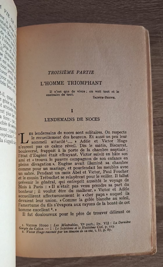André Maurois - Olympio ou la vie de Victor Hugo - εξώφυλλο βιβλίου 3