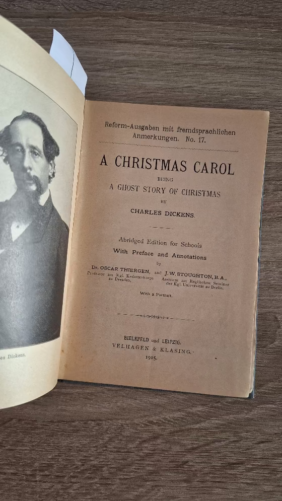 Charles Dickens - A Christmas Carol, being a ghost story of Christmas - εξώφυλλο βιβλίου 2
