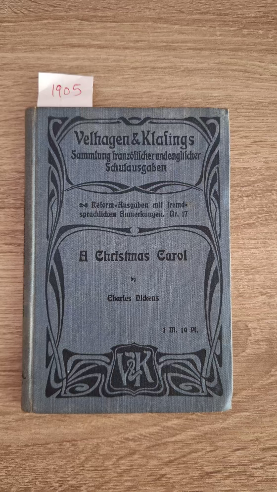 Charles Dickens - A Christmas Carol, being a ghost story of Christmas - εξώφυλλο βιβλίου