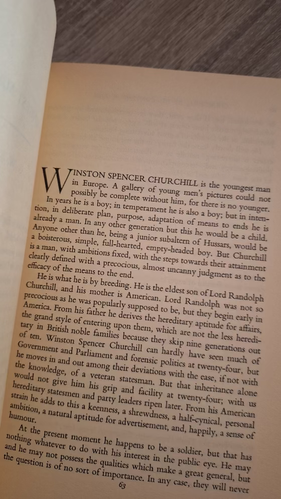Charles Eade - Churchill, by his contemporaries (hardcover) εξώφυλλο βιβλίου 4