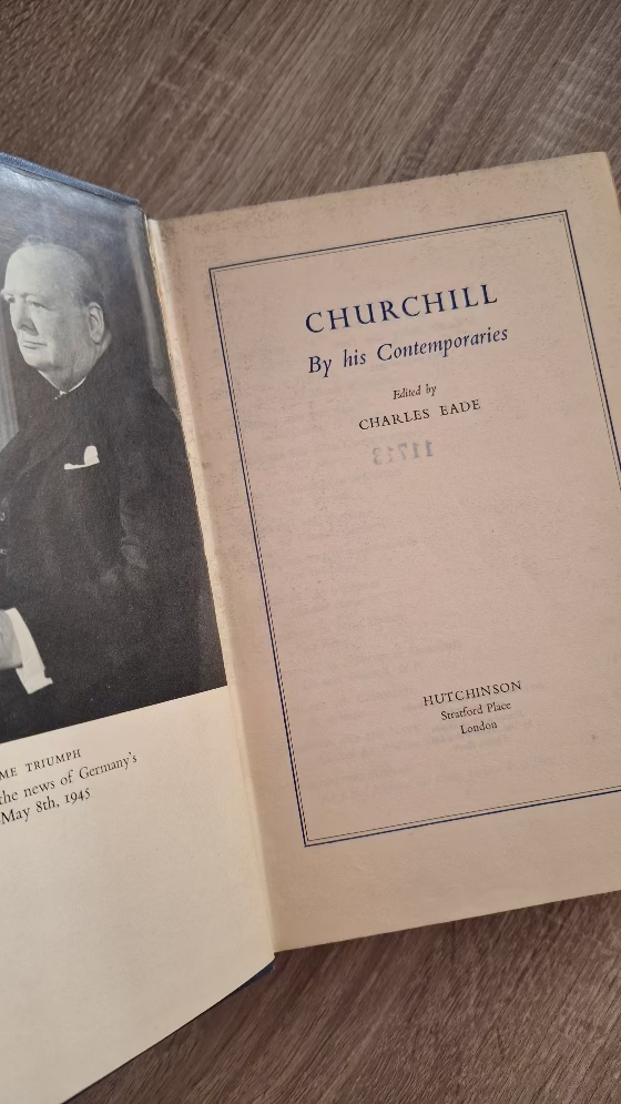 Charles Eade - Churchill, by his contemporaries (hardcover) εξώφυλλο βιβλίου 3