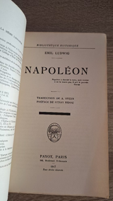 Emil Ludwig - Napoléon (Bibliothèque historique) - εξώφυλλο βιβλίου 3
