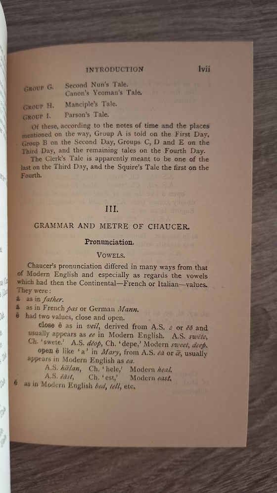 Geoffrey Chaucer - The Clerkes Tale and The Squieres Tale (hardcover) - εξώφυλλο βιβλίου 5