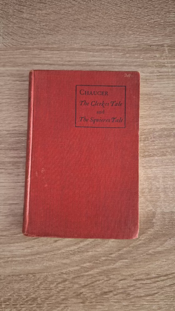 Geoffrey Chaucer - The Clerkes Tale and The Squieres Tale (hardcover) - εξώφυλλο βιβλίου