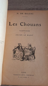 Honoré de Balzac‎‎ - Les Chouans - εξώφυλλο βιβλίου 2