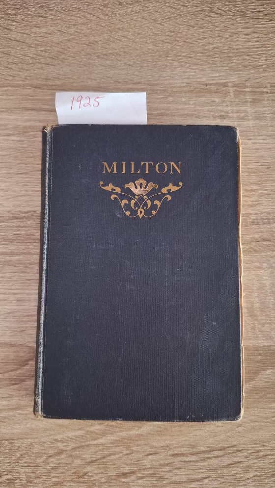 John Milton - Poetry & Prose with essays by Johnson, Hazlitt, Macaulay with an introduction by A.M.D. Hughes and notes by various scholars (HC) - εξώφυλλο βιβλίου