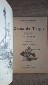 Prosper Mérimée - Diane De Turgis, Chronique Du Règne De Charles X - εξώφυλλο βιβλίου 3