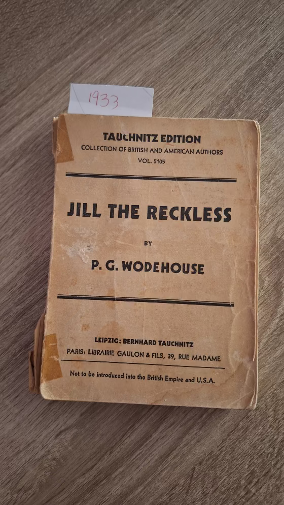 P.G. Wodehouse - Jill the Reckless εξώφυλλο βιβλίου