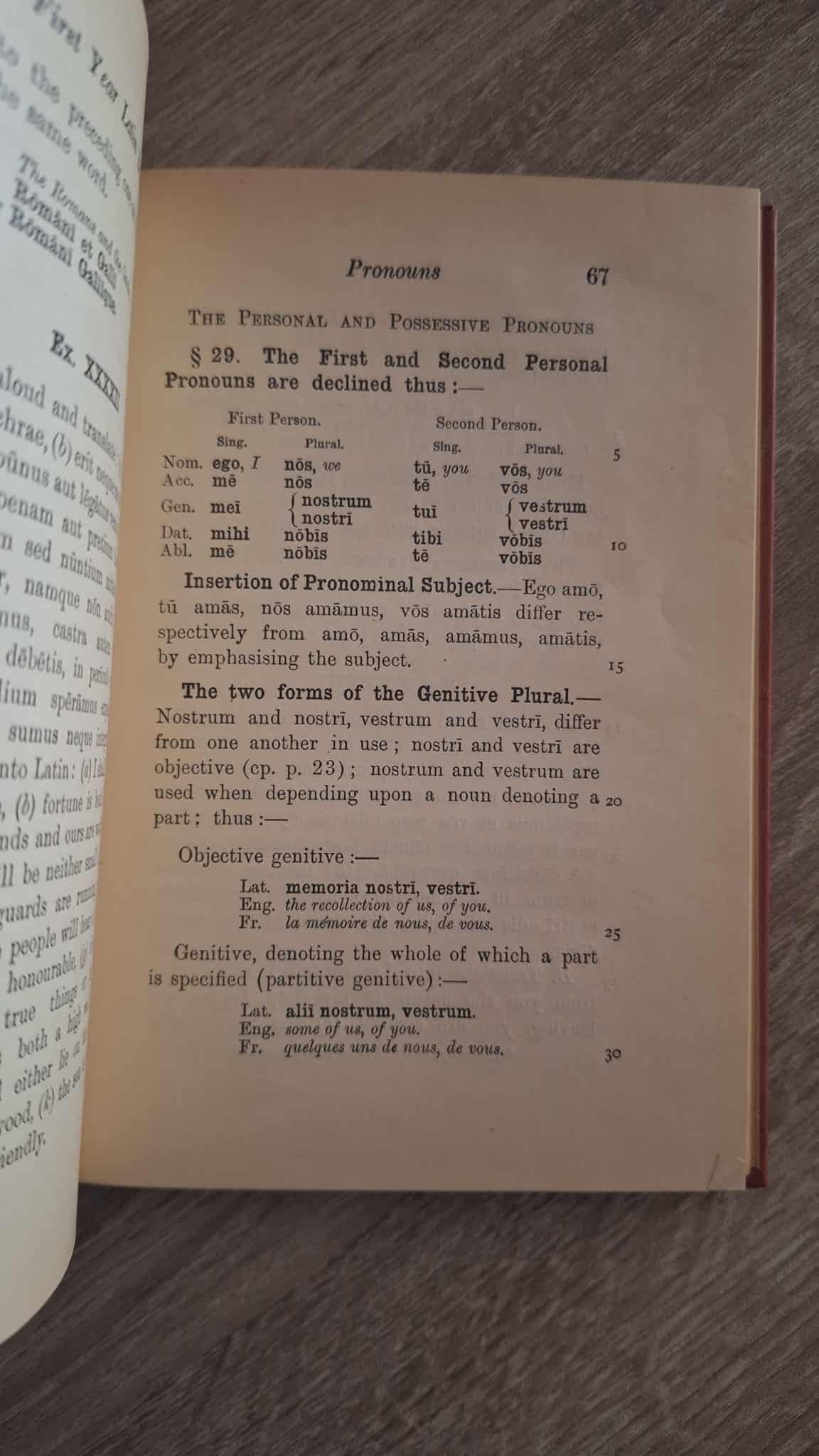 John Thompson - A First Year Latin Book (hardcover) - εξώφυλλο βιβλίου