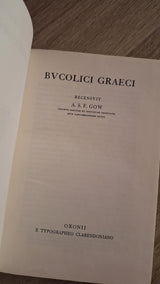 A.S.F. Gow - Bucolici Graeci - εξώφυλλο βιβλίου 4