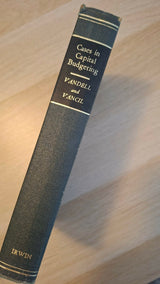 Robert F. Vandell, Richard F. Vancil - Cases in Capital Budgeting εξώφυλλο βιβλίου 3