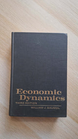 William J. Baumol - Economic Dynamics (Third Edition) εξώφυλλο βιβλίου 3