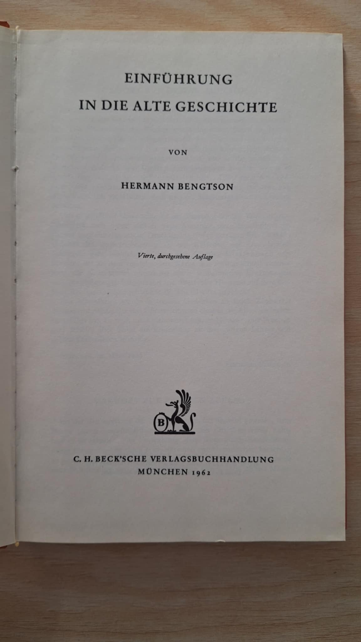  Hermann Bengtson - Einführung in die Alte Geschichte - εξώφυλλο βιβλίου 3