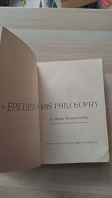 Norman Wentworth DeWitt - Epicurus and his Philosophy εξώφυλλο βιβλίου