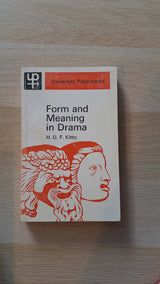 H.D.F. Kitto - Form and Meaning in Drama εξώφυλλο βιβλίου 2