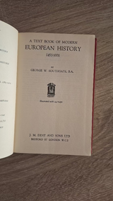 G. W. Southgate - A Text Book of Modern European History, 1453–1661 (hardcover) - εξώφυλλο βιβλίου 5