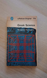 Benjamin Farrington - Greek Science εξώφυλλο βιβλίου