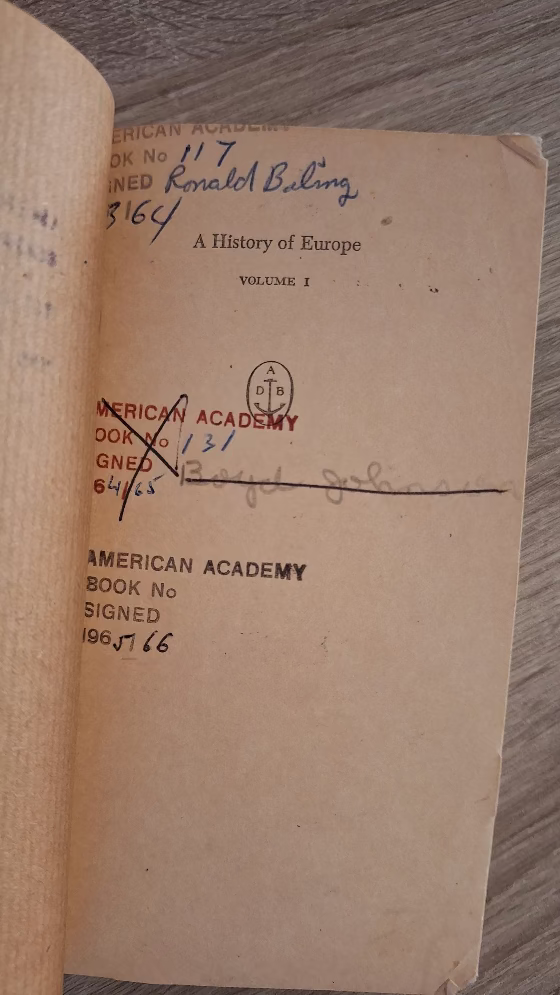 Henri Pirenne - A History of Europe (Vol. 1: From the End of the Roman World in the West to the Beginnings of the Western States) - εξώφυλλο βιβλίου 3