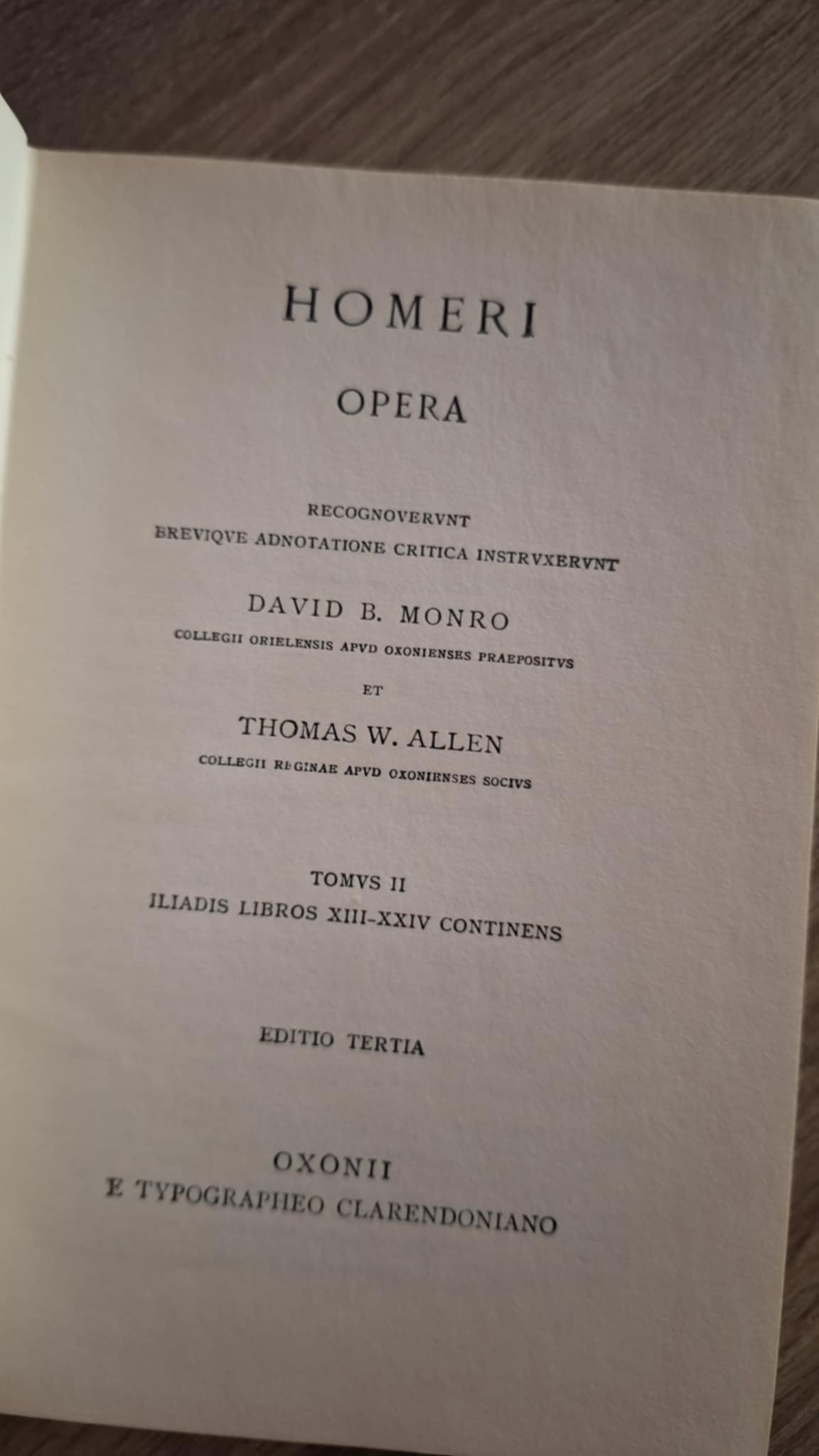 Homeri Opera - Iliadis (II) - εξώφυλλο βιβλίου 3