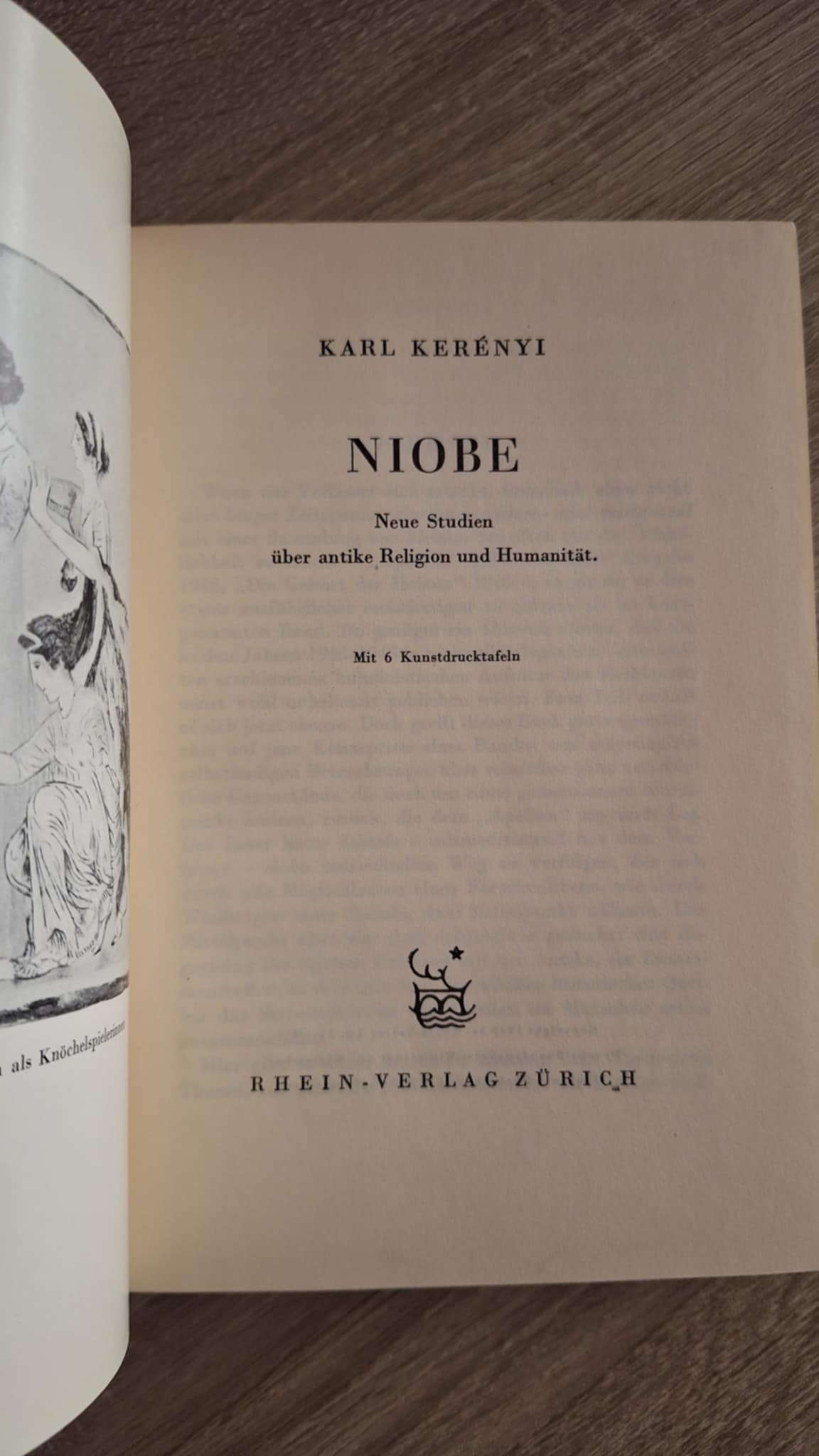 Karl Kerényi - Niobe: Neue Studien über antike Religion und Humanität - εξώφυλλο βιβλίου 3