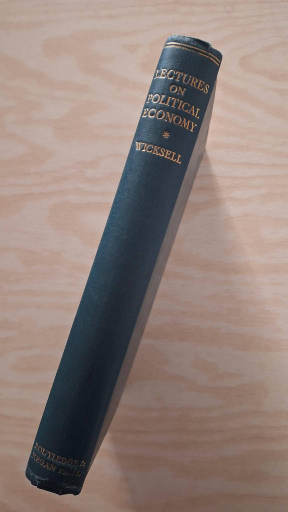 Knut Wicksell - Lectures on Political Economy [Volume I: General Theory] - εξώφυλλο βιβλίου