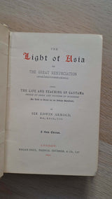 The Light of Asia, or the Great Renunciation (Mahâbhinishkramana): Being the Life and Teaching Gautama, Prince of India and Founder of Buddhism (As Told in Verse by an Indian Buddhist) εξώφυλλο βιβλίου 3