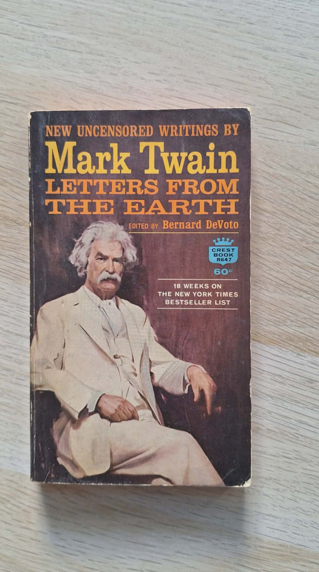 Mark Twain - Letters from The Earth εξώφυλλο βιβλίου 2