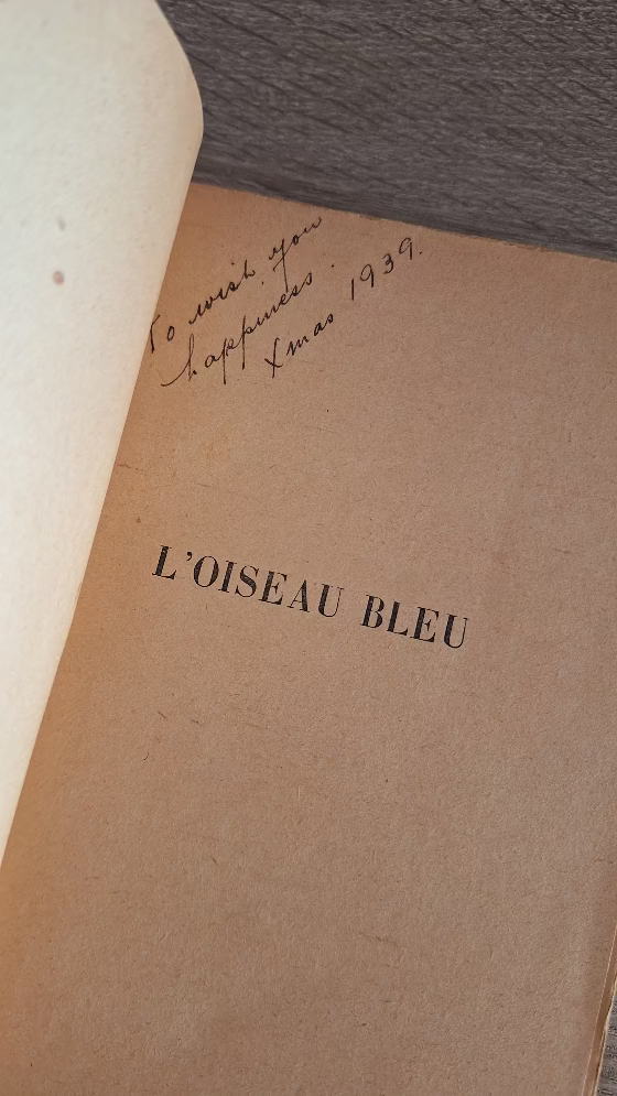 Maurice Maeterlinck - L'oiseau bleu: Féerie en six actes et douze tableaux (première édition, 1939) - εξώφυλλο βιβλίου 2