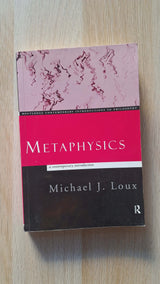 Michael J. Loux - Metaphysics εξώφυλλο βιβλίου 3