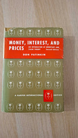 Don Patinkin - Money, interest, and prices: An integration of monetary and value theory (Hardcover / 2nd edition) εξώφυλλο βιβλίου