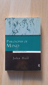 John Heil - Philosophy of Mind εξώφυλλο βιβλίου 3