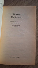 Plato - The Republic - εξώφυλλο βιβλίου