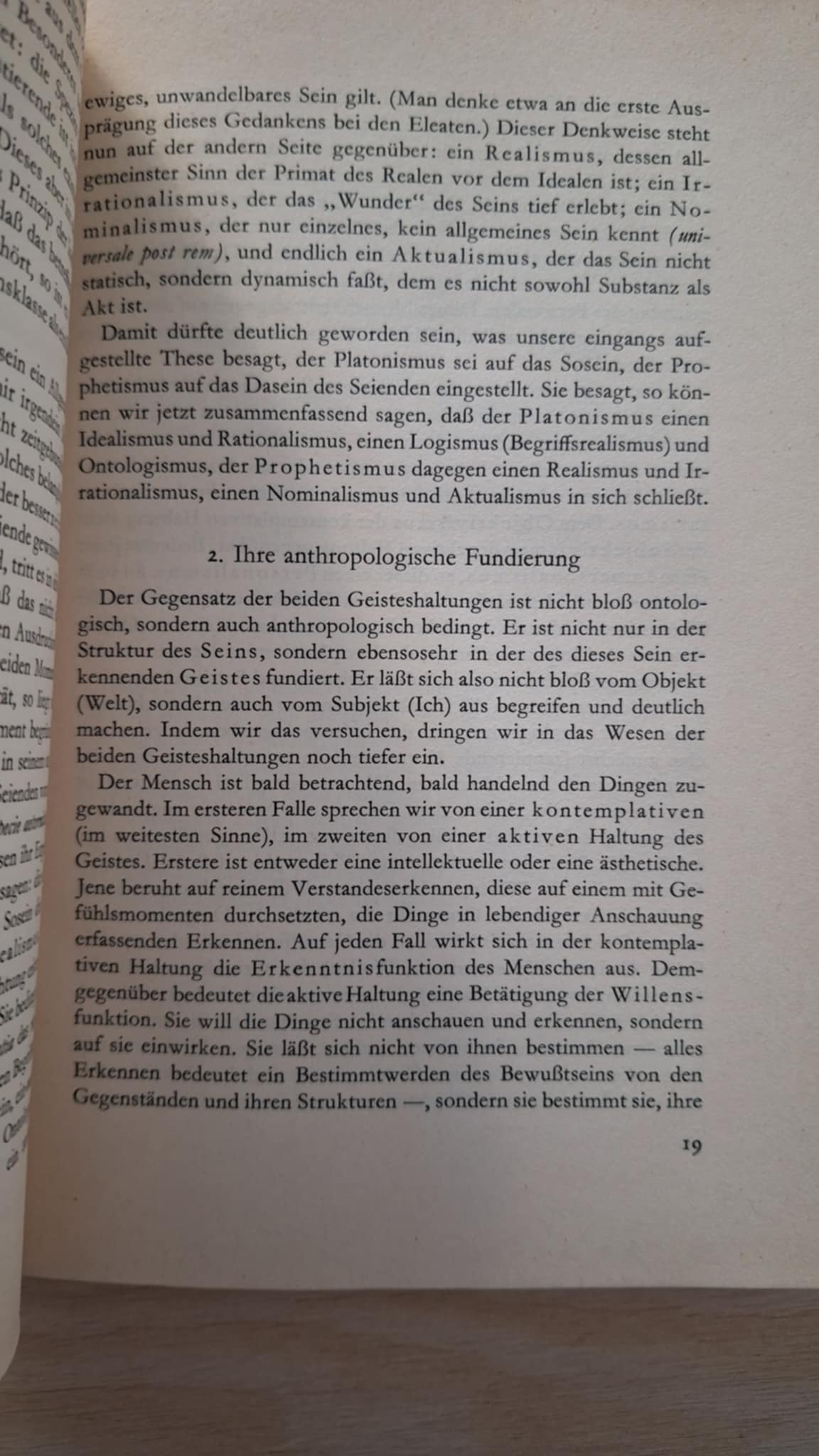 Johannes Hessen - Platonismus und Prophetismus - Εξώφυλλο βιβλίου  3