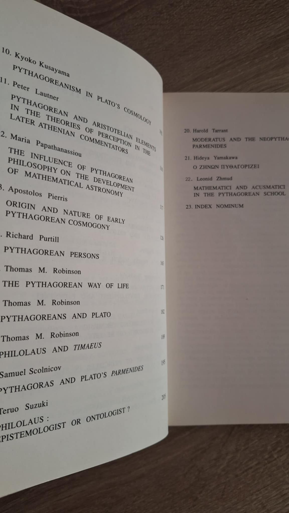 Συλλογικό - Pythagorean Philosophy (ed. K.I. Boudouris) - εξώφυλλο βιβλίου 4
