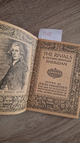 Richard Brinsley Sheridan - The Rivals - εξώφυλλο βιβλίου 4