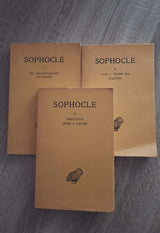 Sophocle - TOME I: Les Trachiniennes Antigone / TOME II: Ajax Oedipe roi Elecgre / TOME III: Philoctère Oedipe à colone εξώφυλλο βιβλίου 2