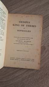 Sophocles - Oedipus, King of Thebes (trans. Gilbert Murray) - εξώφυλλο βιβλίου 3
