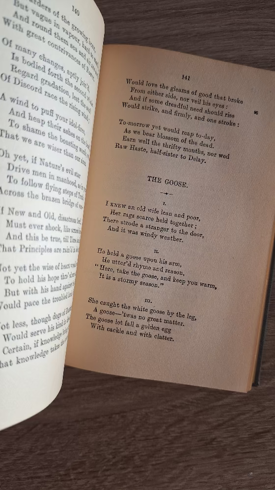Tennyson - Poems published in 1842 (hardcover) - εξώφυλλο βιβλίου 5