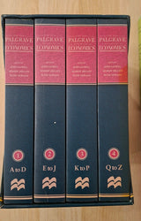 The New Palgrave: A Dictionary of Economis (4 volumes set) εξώφυλλο βιβλίου 7