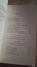 René Wellek, Austin Warren - Theory of Literature εξώφυλλο βιβλίου