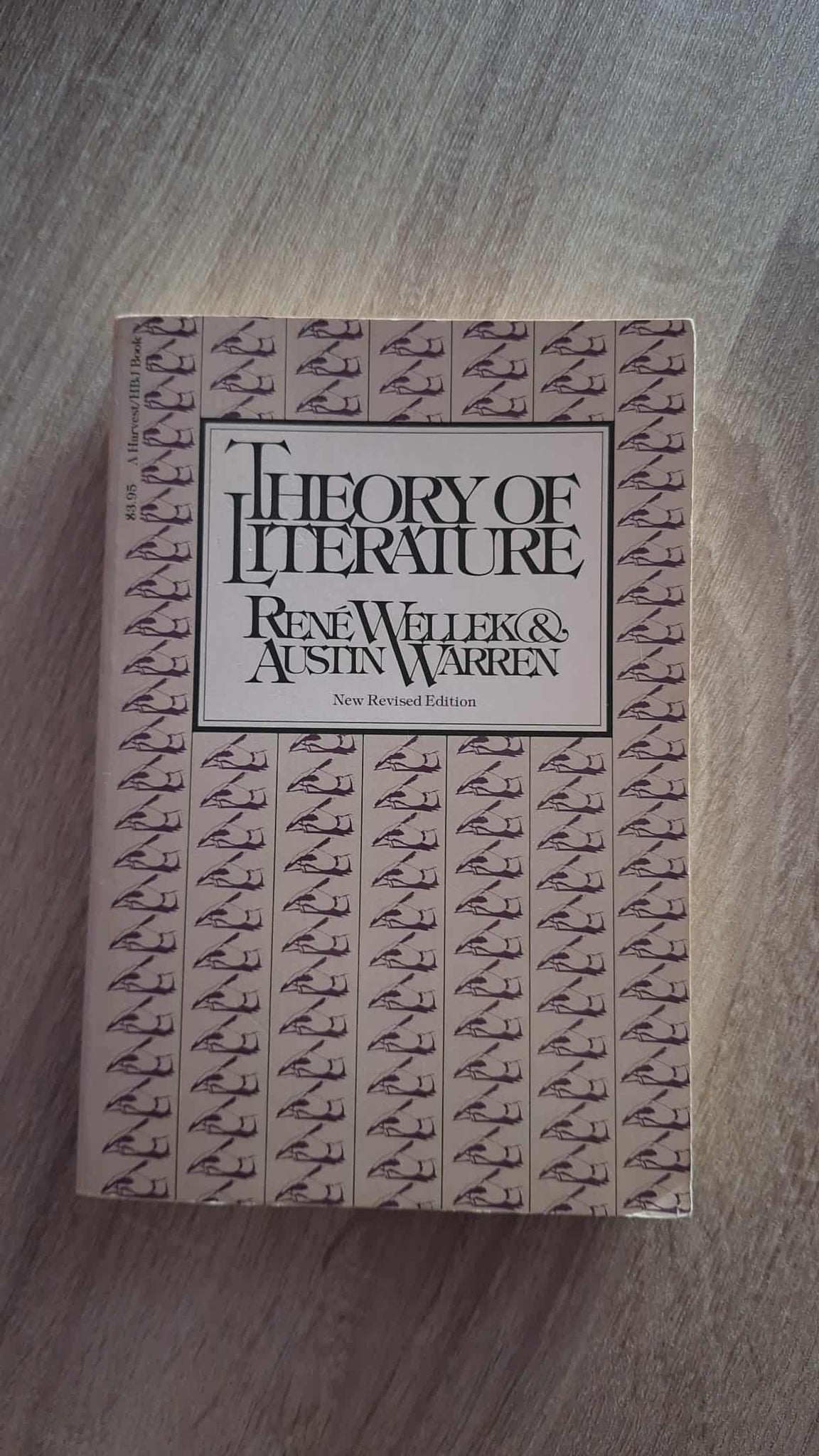 René Wellek, Austin Warren - Theory of Literature εξώφυλλο βιβλίου 2