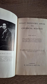 What Industry Owes to Chemical Science - εξώφυλλο βιβλίου
