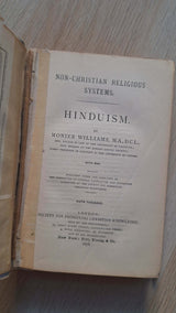 Monier Williams - Hinduism (hardcover) εξώφυλλο βιβλίου 2