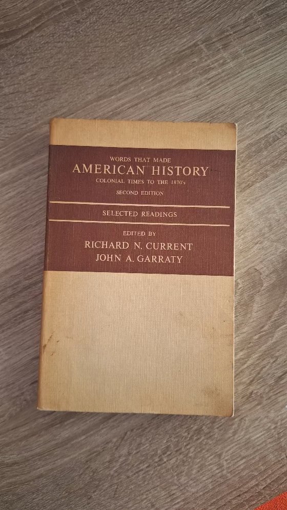 Words That Made American History: Colonial Times to the 1870's - εξώφυλλο βιβλίου